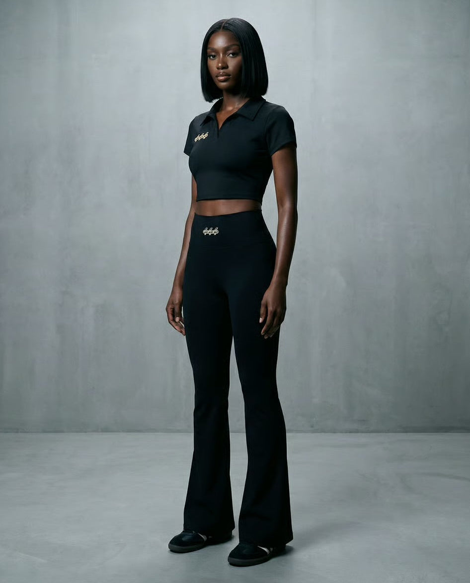 Women's High-Waisted Flare Leggings